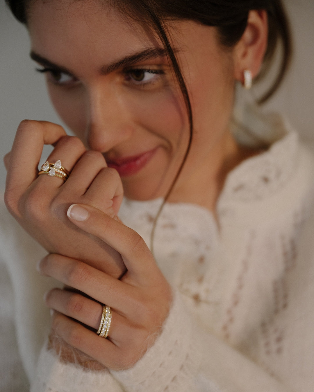 Ring Ava 0,30 ct. Gelbgold