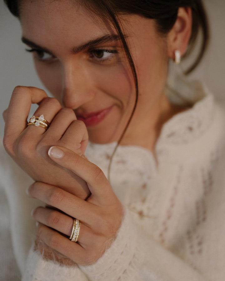 Ring Millie 0,20 ct. Gelbgold