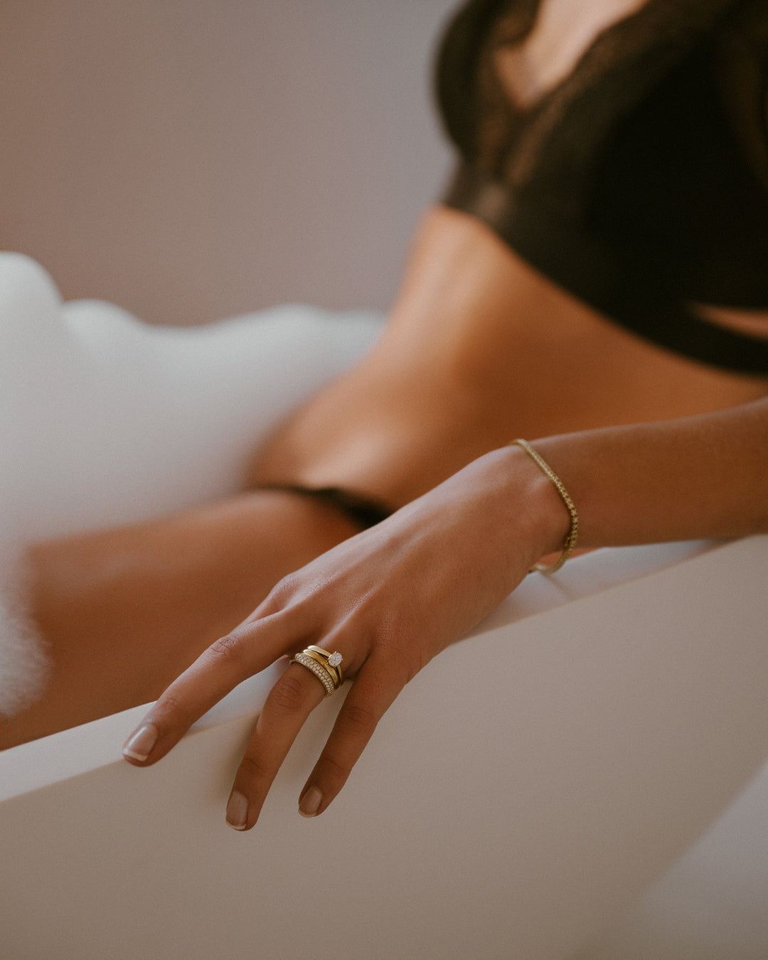 Armband Chloe 1,00 ct. Weißgold