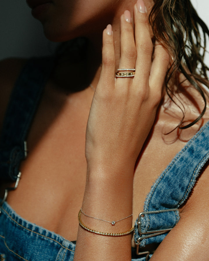 Armband Olivia 0,15 ct. Weißgold