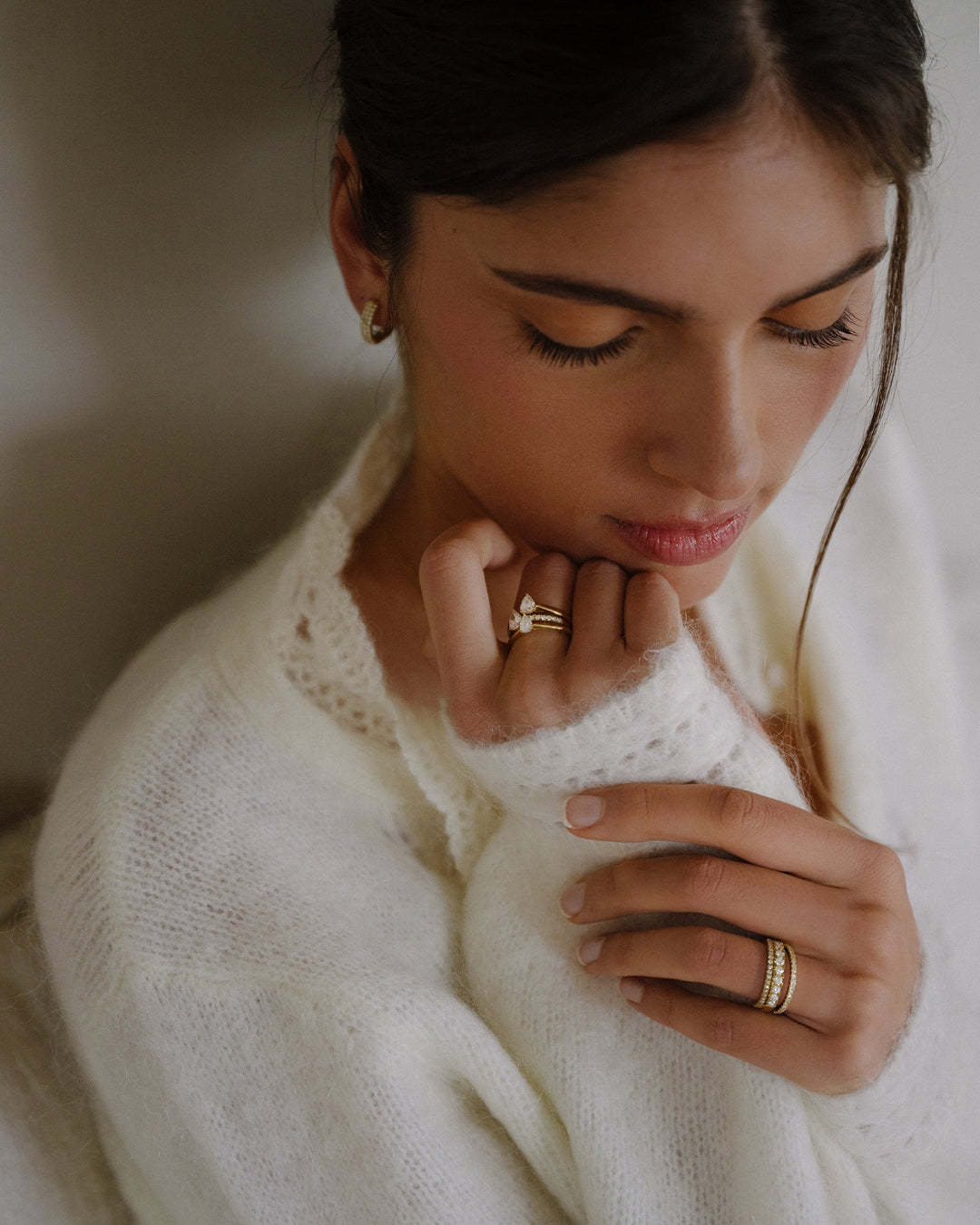 Ohrringe Emilie 0,50 ct. Gelbgold