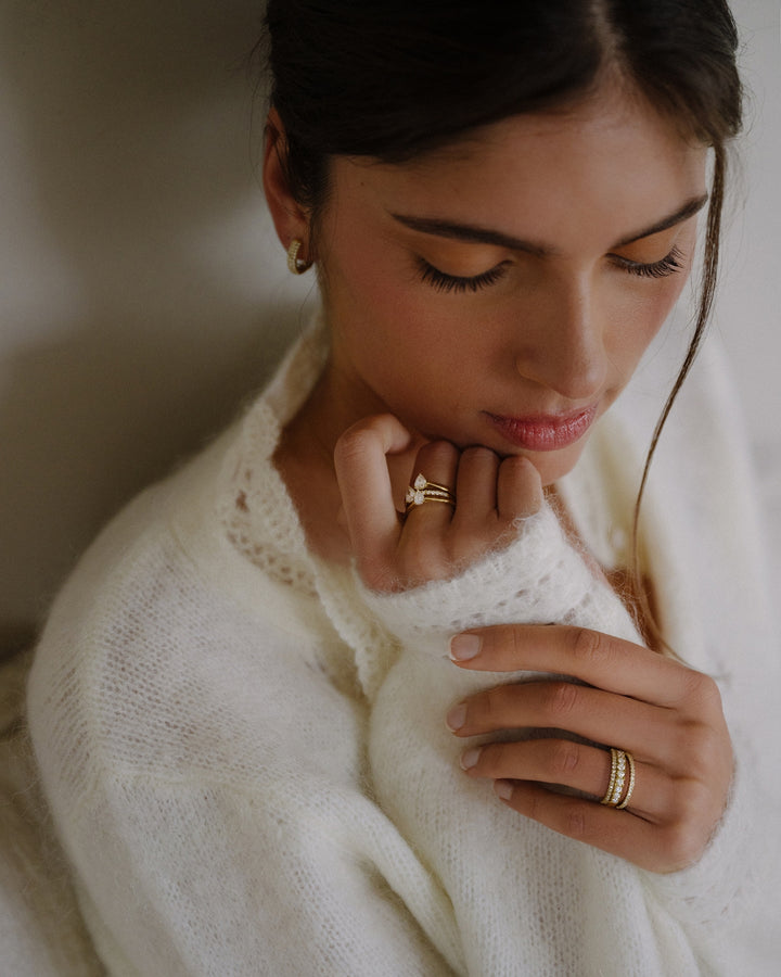 Ohrringe Emilie 0,50 ct. Gelbgold