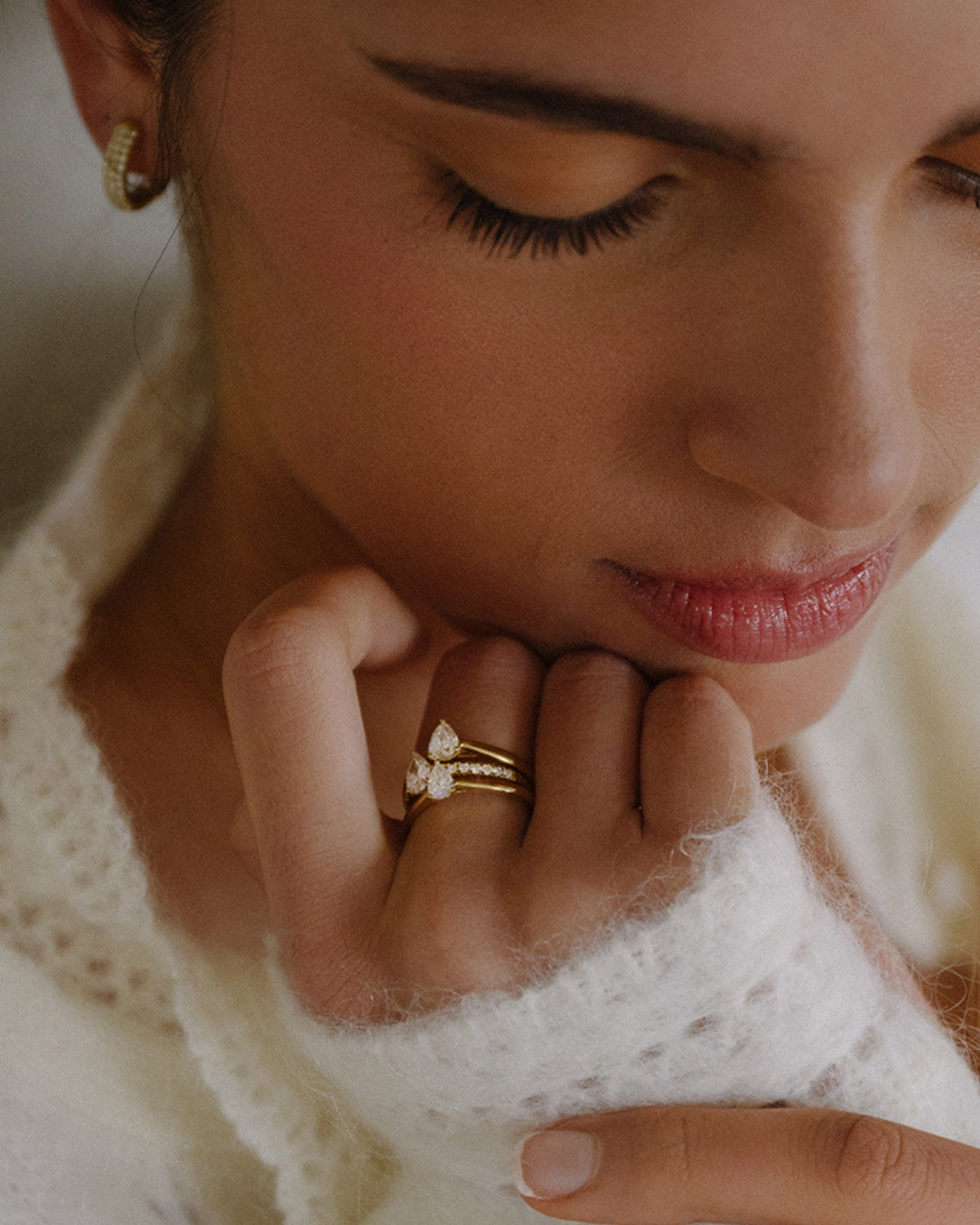 Ohrringe Emilie 0,50 ct. Weißgold