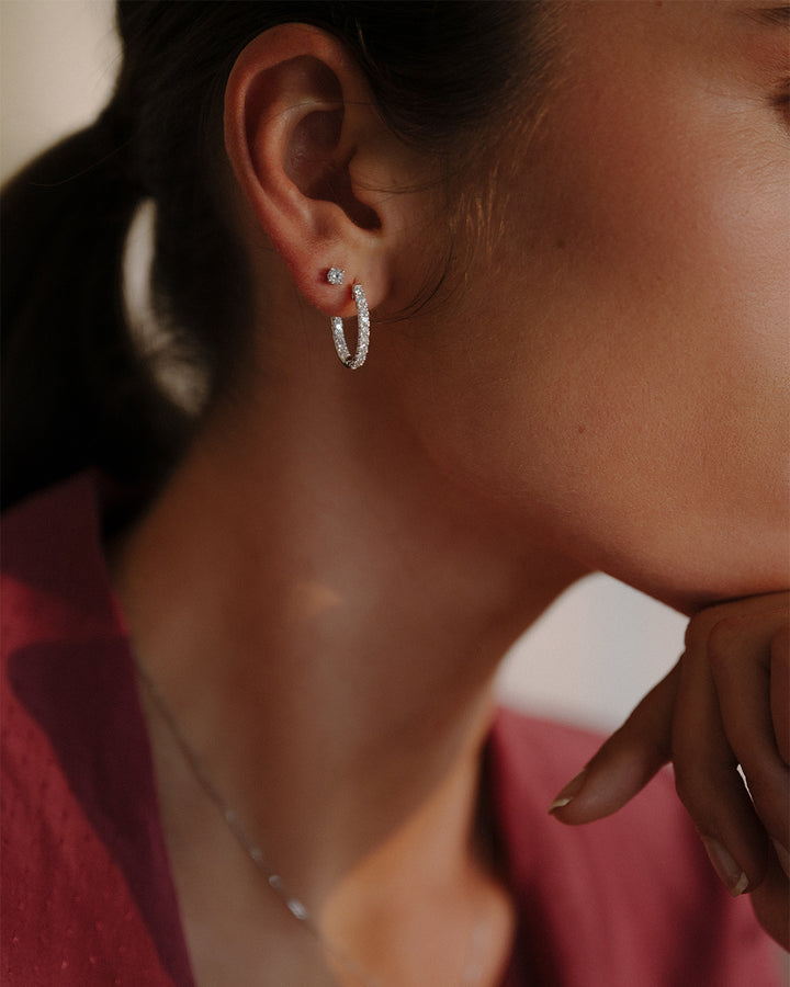 Ohrringe Lauren 1,00 ct. Weißgold