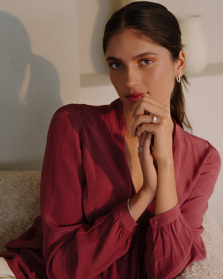 Ohrringe Lauren 1,00 ct. Weißgold