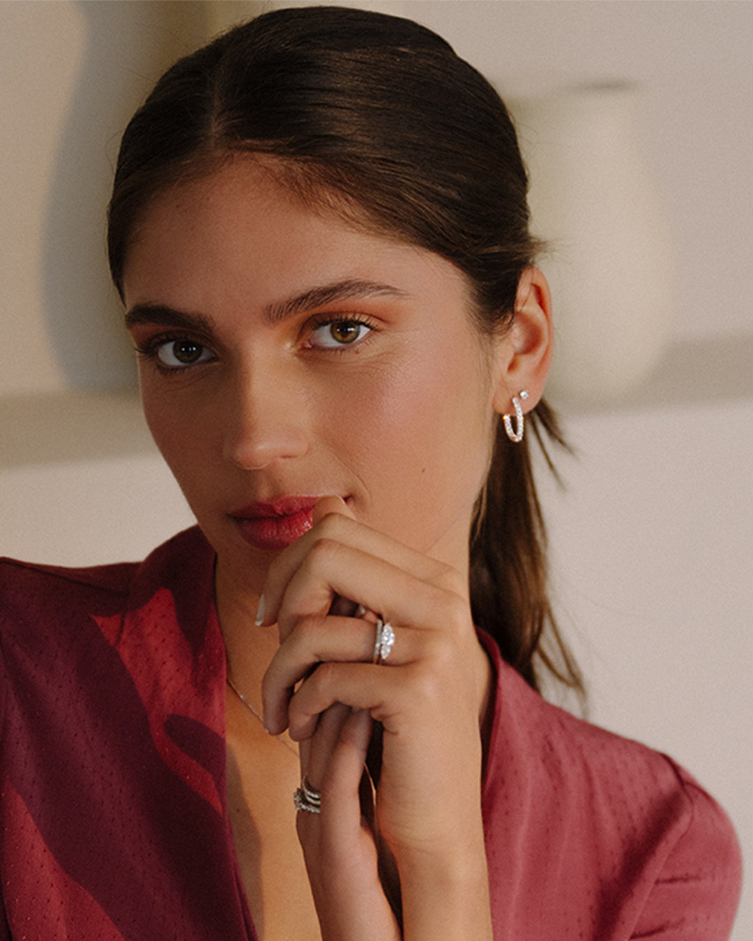 Ohrringe Lauren 1,00 ct. Gelbgold