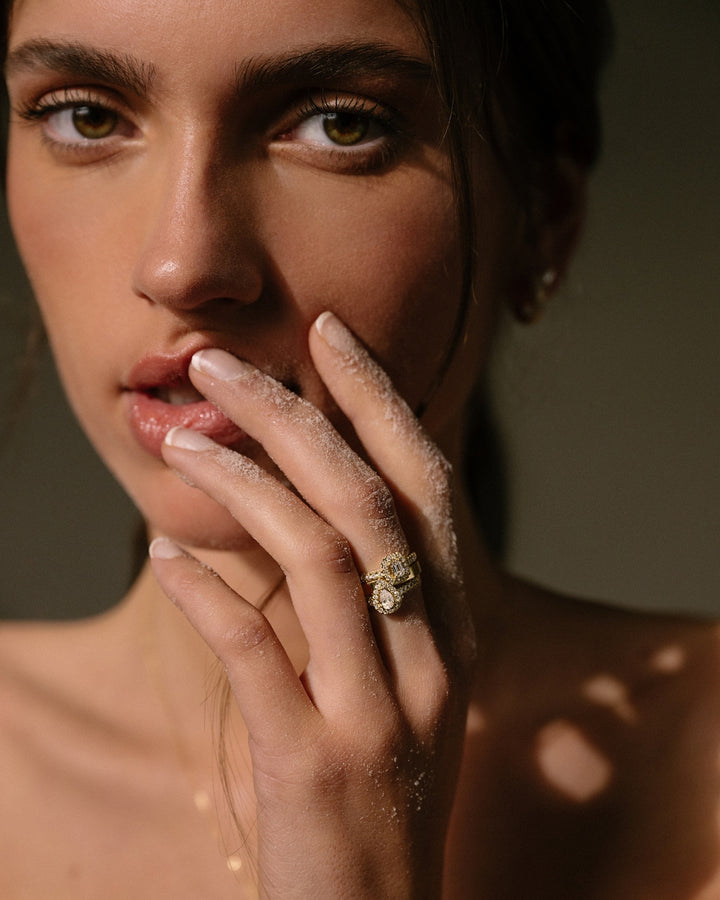 Ehering Sam Weißgold 3mm