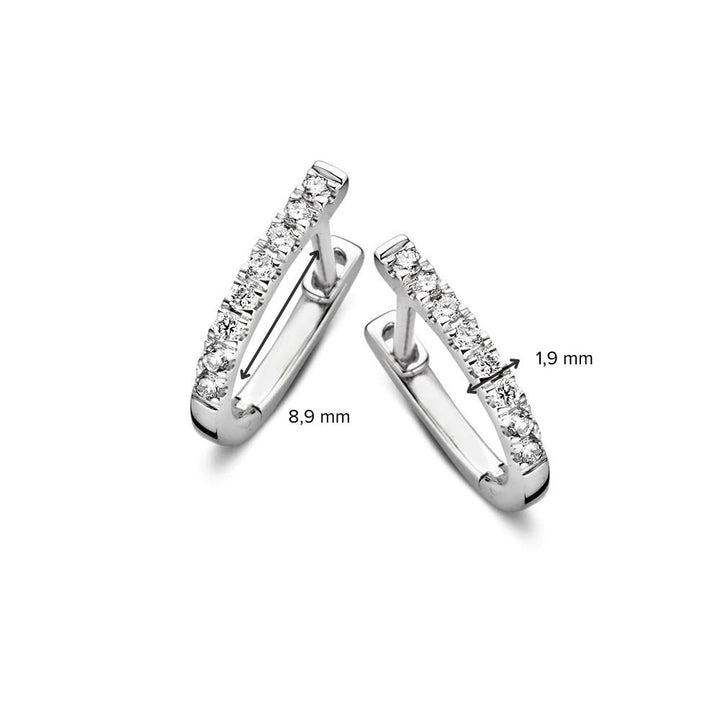 Ohrringe Millie 0,20 ct. Weißgold