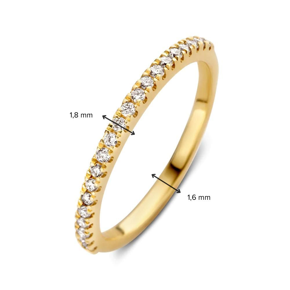 Ring Millie 0,20 ct. Gelbgold