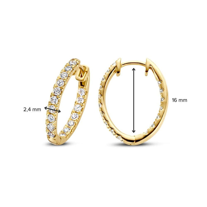 Ohrringe Lauren 1,00 ct. Gelbgold
