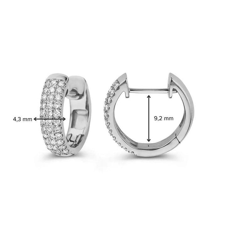 Ohrringe Emilie 0,50 ct. Weißgold