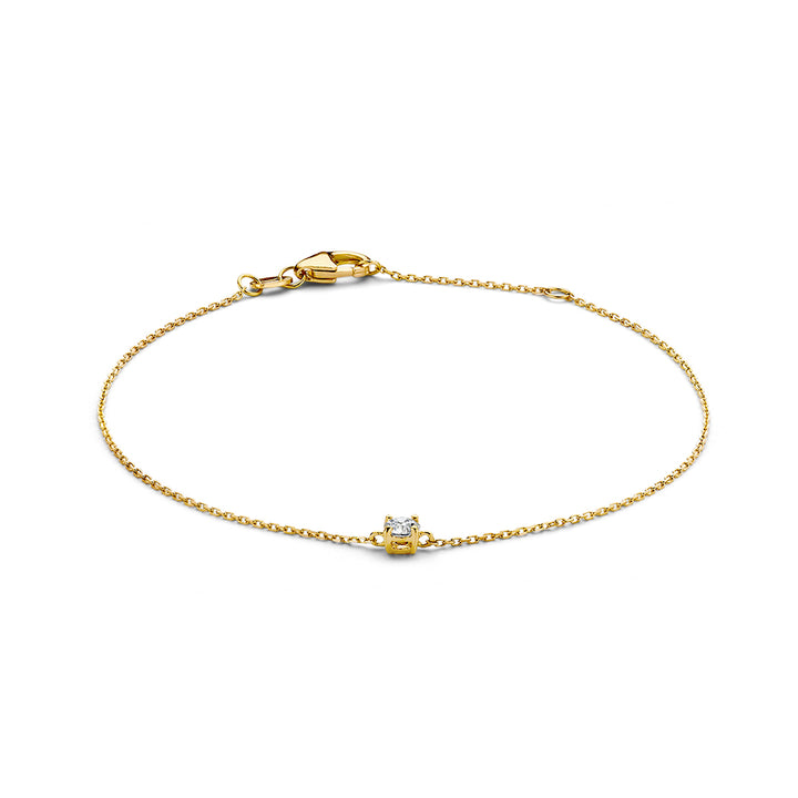 Armband Olivia 0,15 ct. Gelbgold