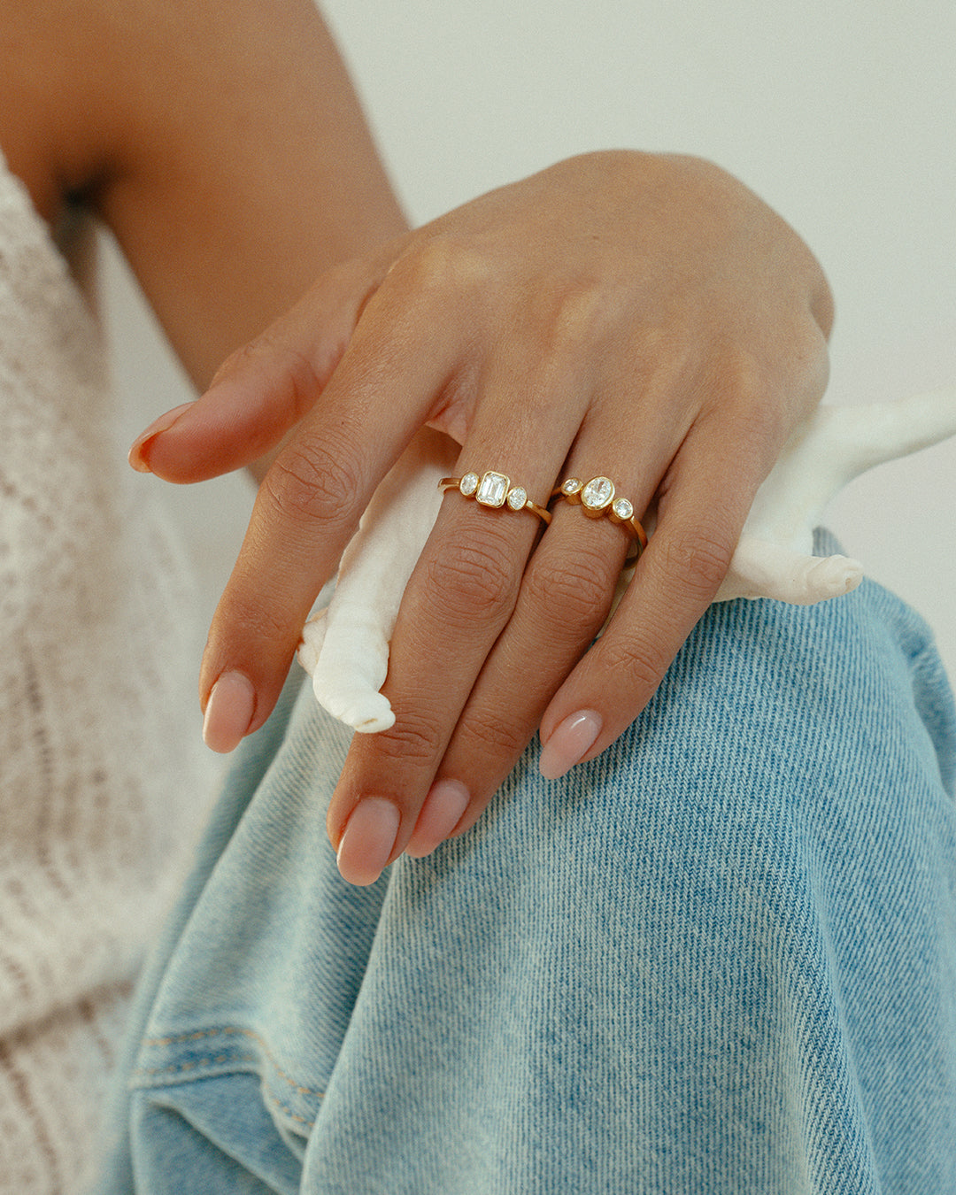 Ring Charlie 0.70 crt. yellow gold