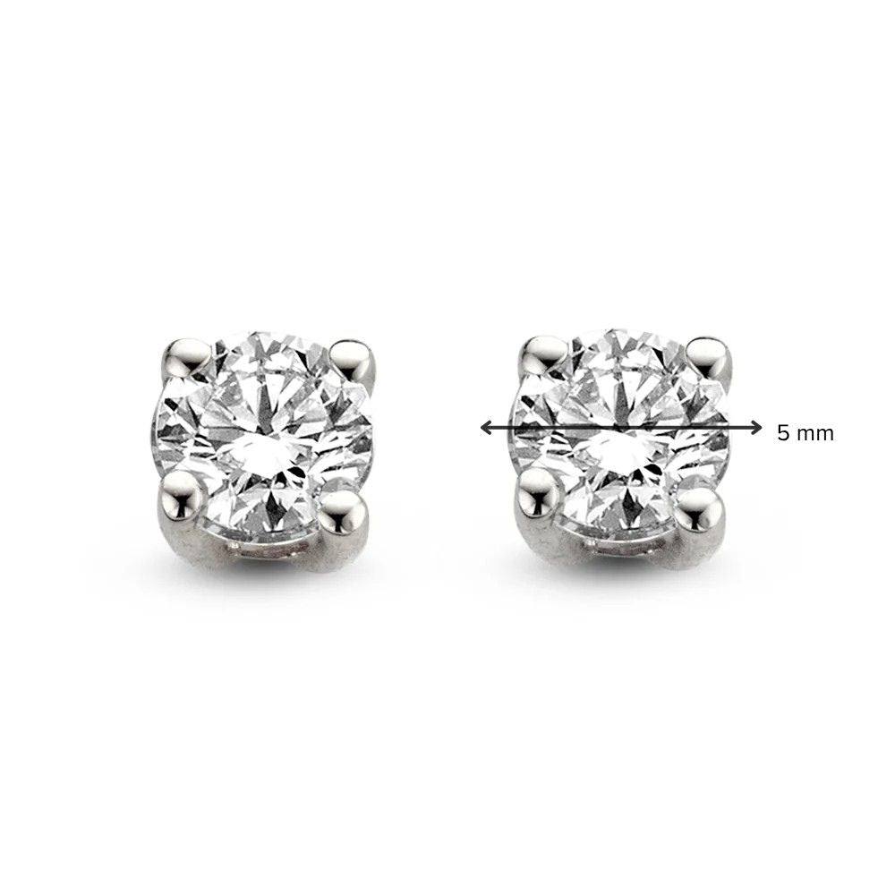 Ear studs Olivia 1,00 ct. white gold