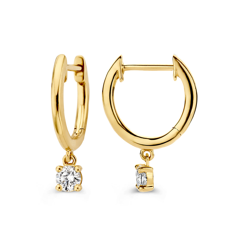 Ohrringe Olivia 0,30 ct. Gelbgold