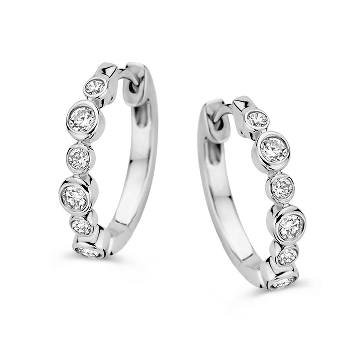 Ohrringe Luna 0,40 ct. Weißgold