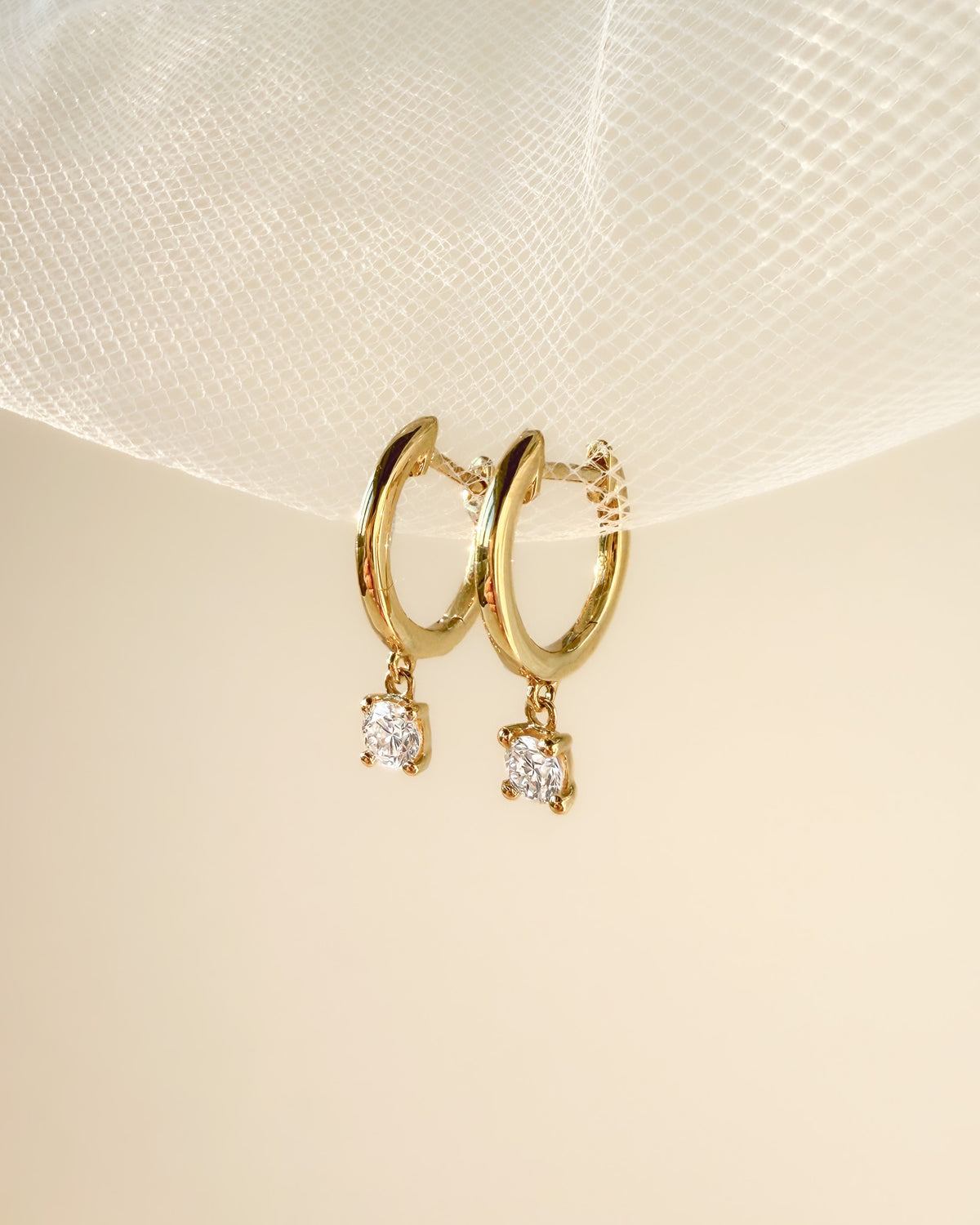 Earrings Olivia 0.30 ct. yellow gold