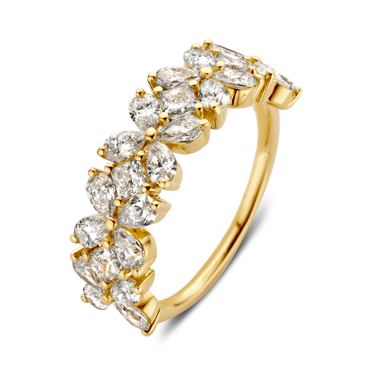 Ring Camille 2,04 crt. geelgoud
