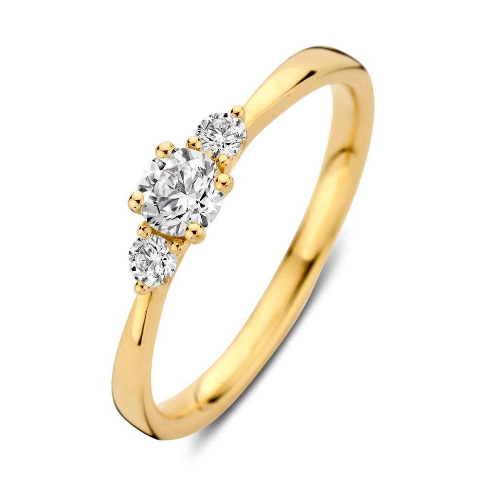 Ring Alix 0.37 crt. yellow gold