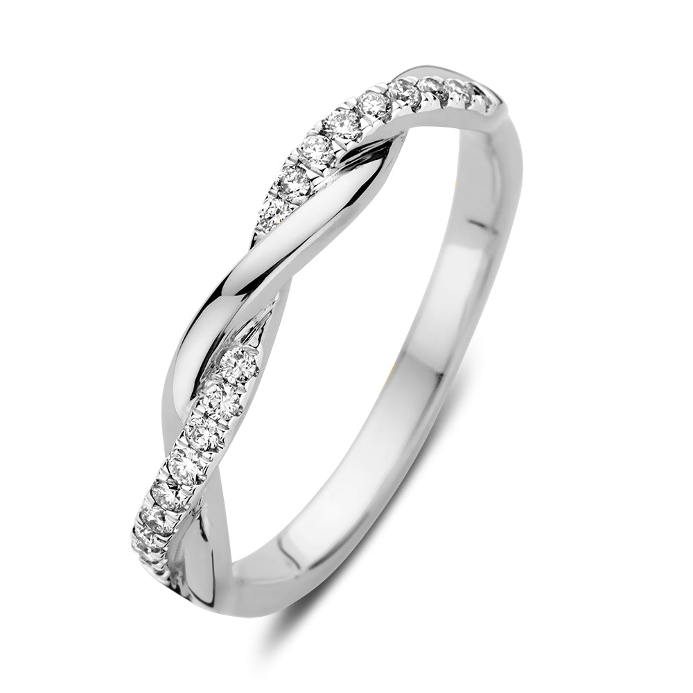 Ring Jackie 0.15 crt. white gold