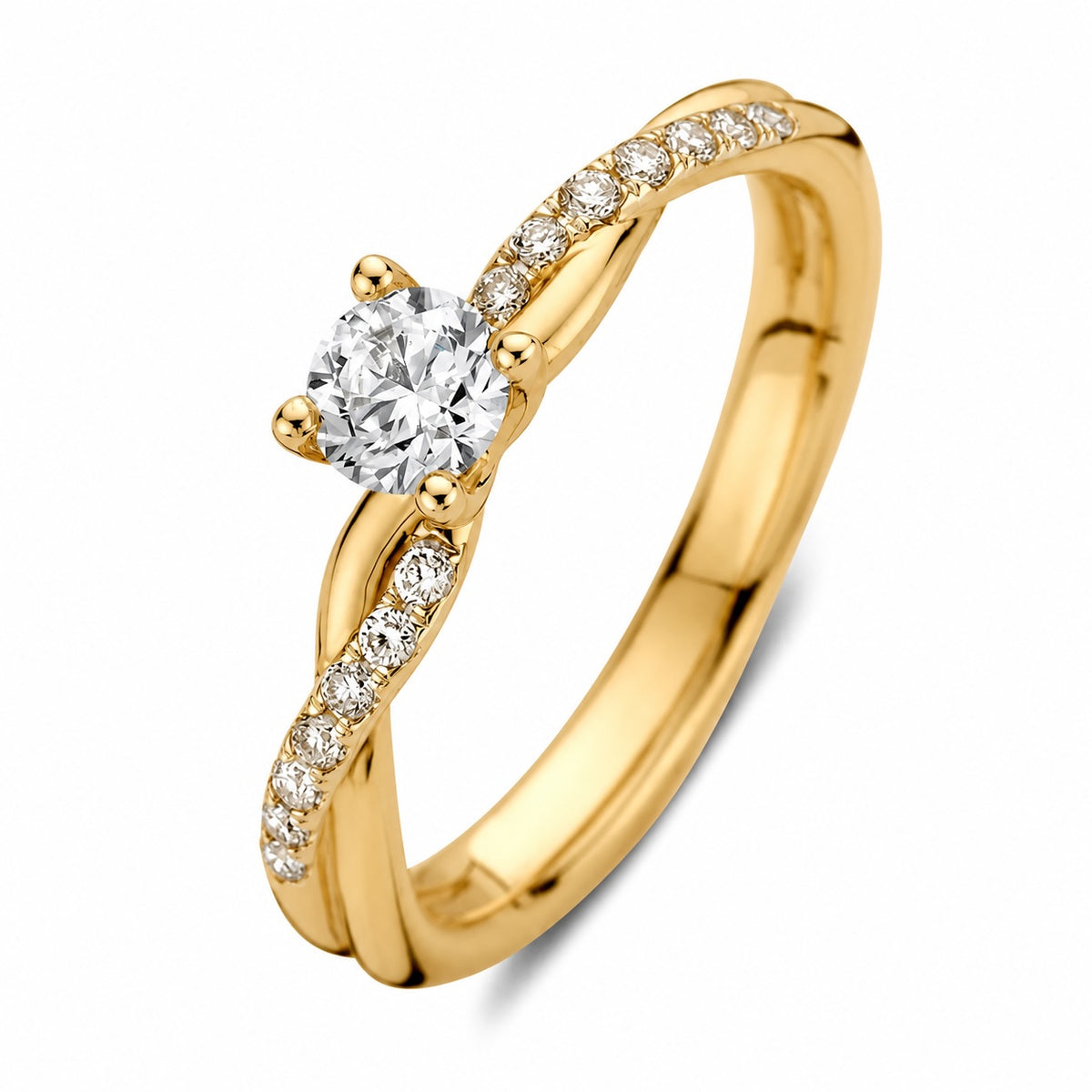 Ring Mia 0.41 crt. yellow gold