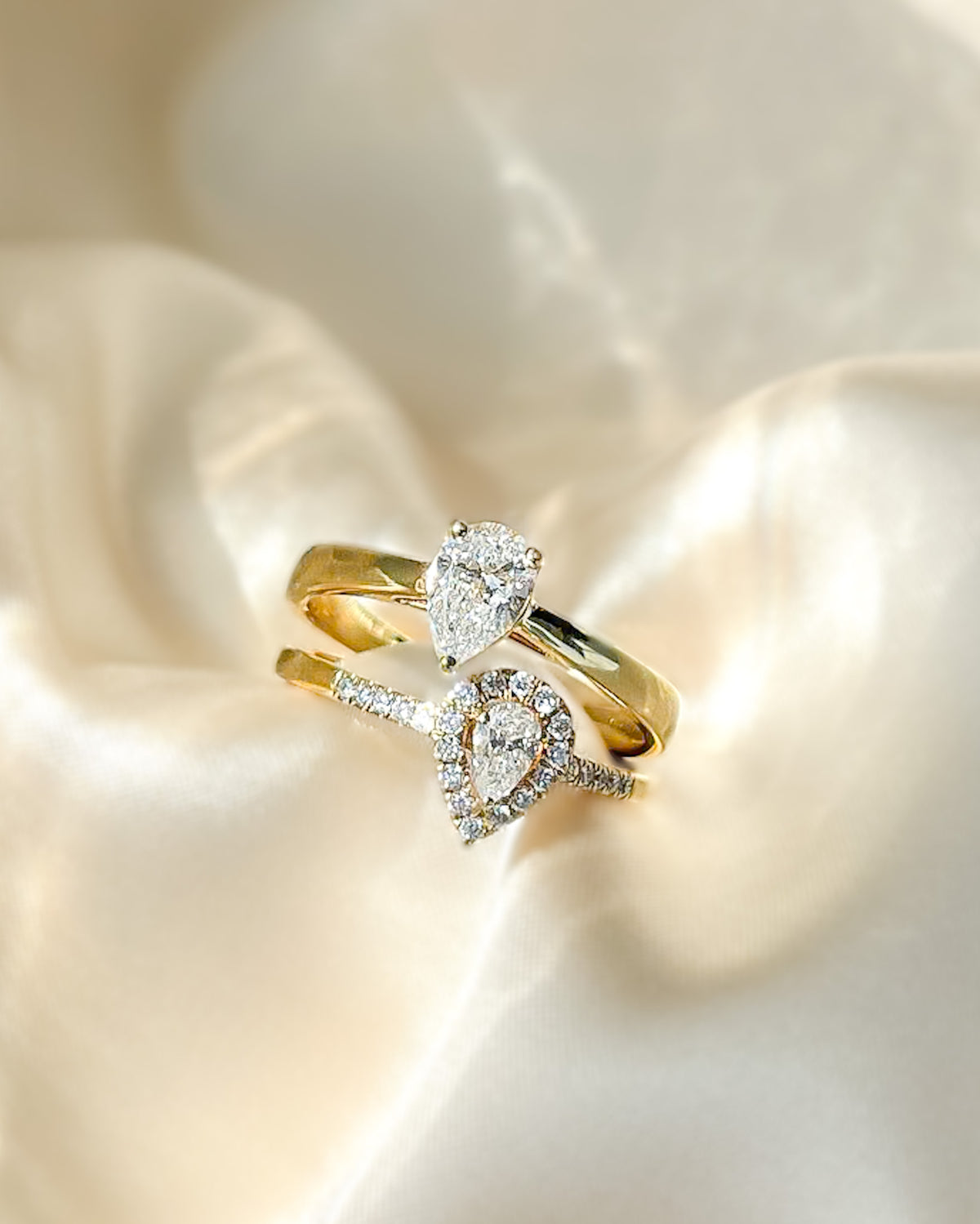Ring Ava 0,50 ct. Gelbgold