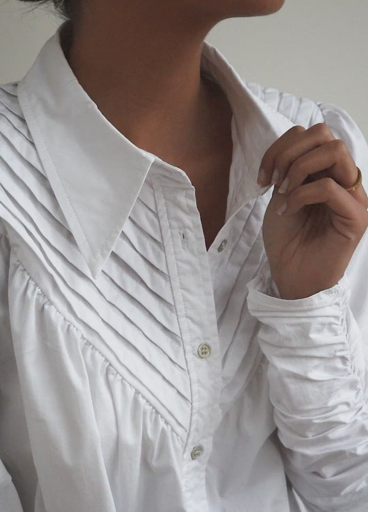 Aurore trouwring Sam witgoud 4mm