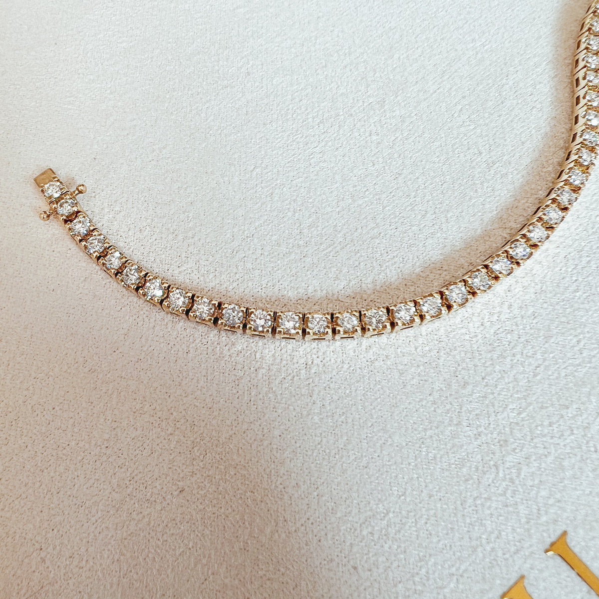 tennisarmband lab grown diamant 3,00 crt.