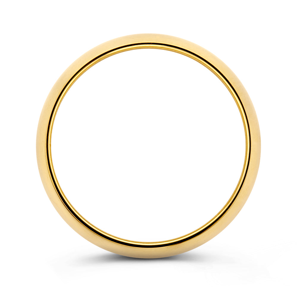 Wedding band Bowie yellow gold 6mm