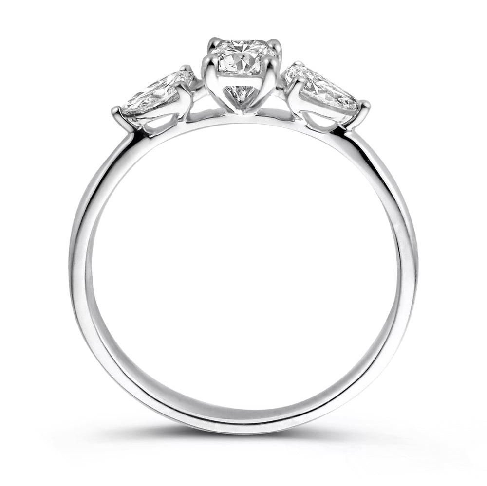 Ring Lize 0,90 ct. Weißgold