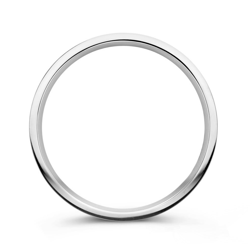 Trouwring Sam witgoud 3mm