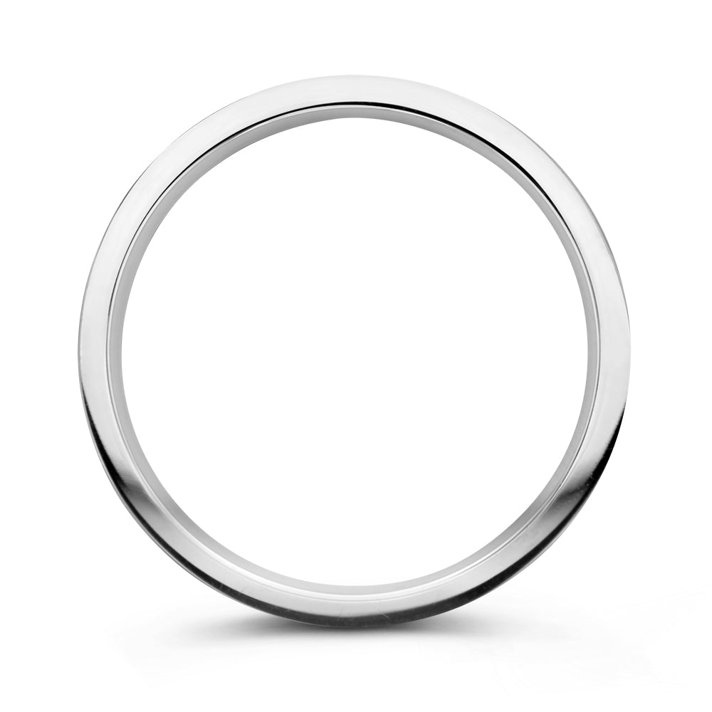 Ehering Sam Weißgold 6mm