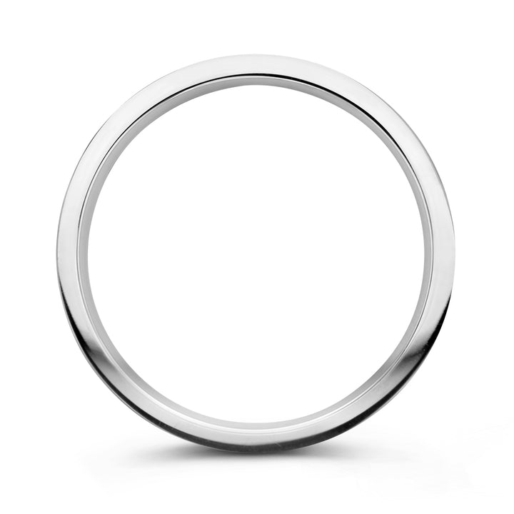Ehering Sam Weißgold 6mm