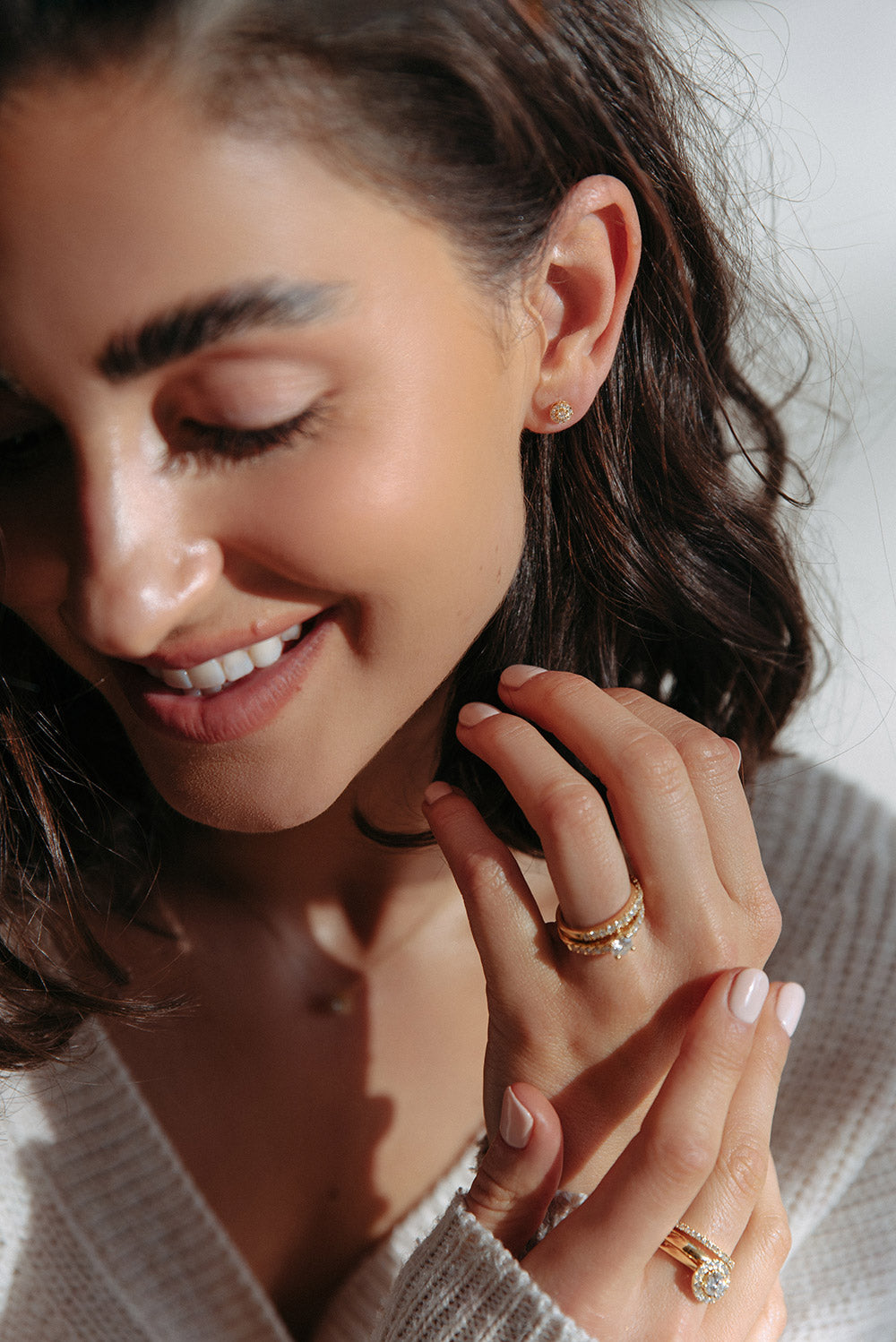 Ring Emma 0,75 crt. geelgoud