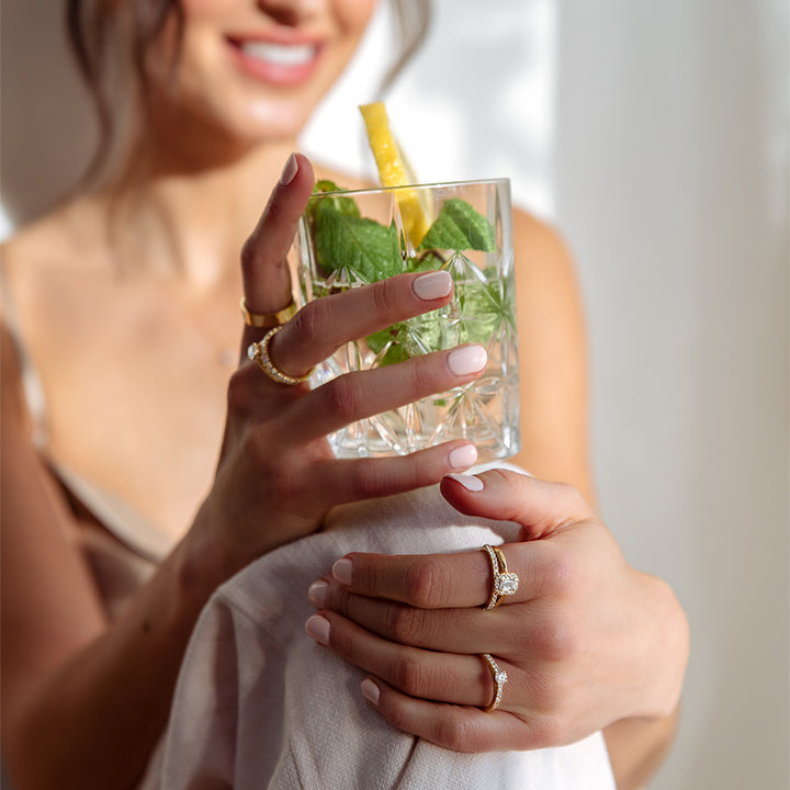 Ring Millie 0,30 crt. geelgoud