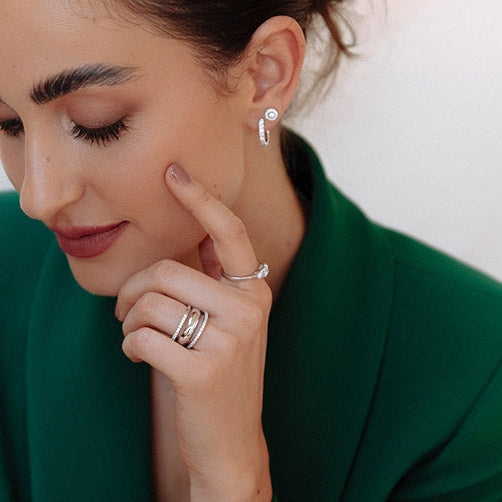 Ohrringe Millie 0,50 ct. Weißgold