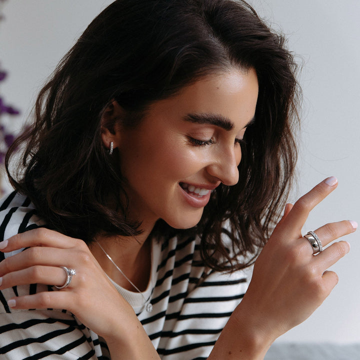 Ehering Jess Weißgold 6mm