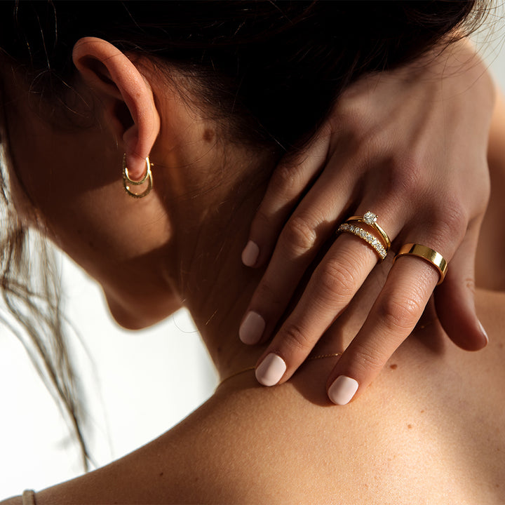 Ehering Sam Weißgold 5mm