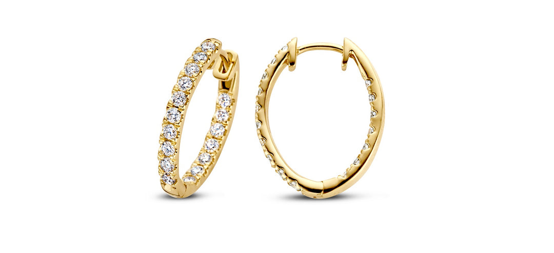 Lab grown diamanten oorbellen collectie