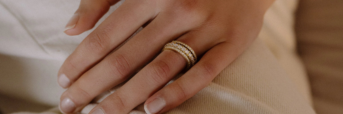 Diamanten rijringen van Aurore Jewelry