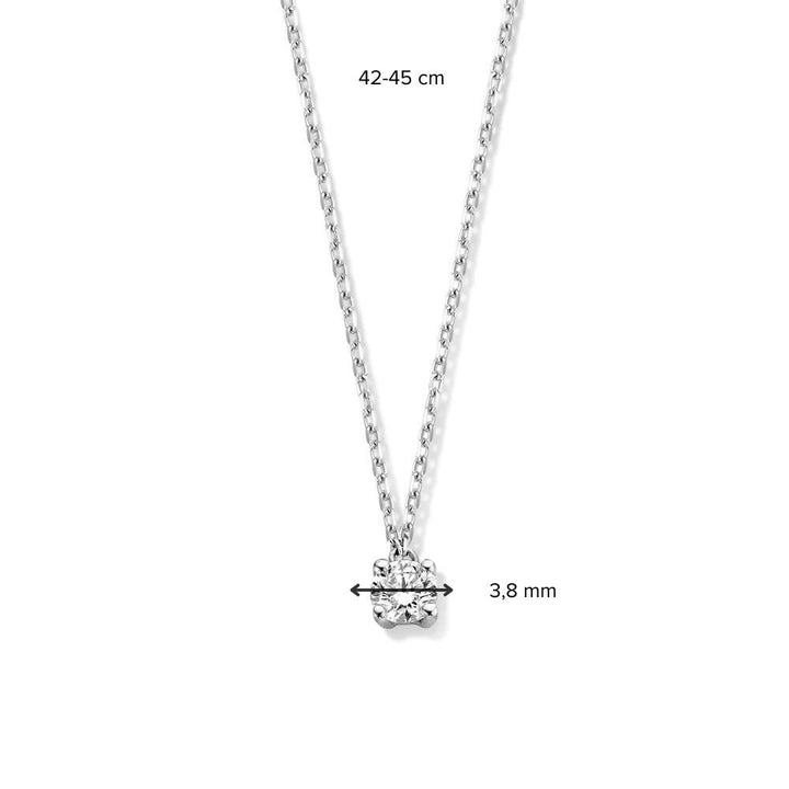 Necklace Olivia 0.20 ct. white gold