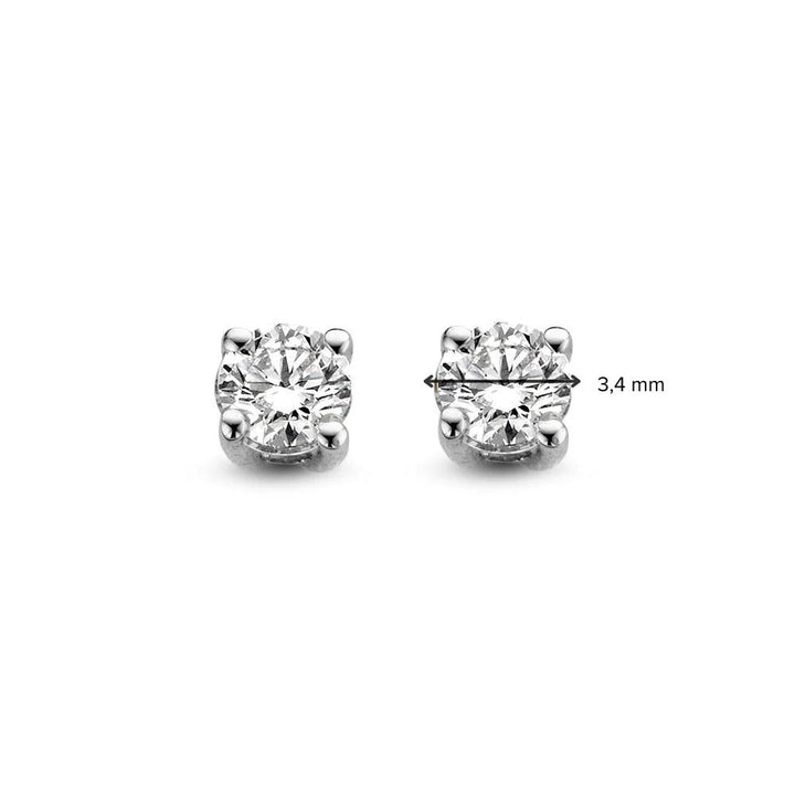 Ear studs Olivia 0.30 ct. white gold