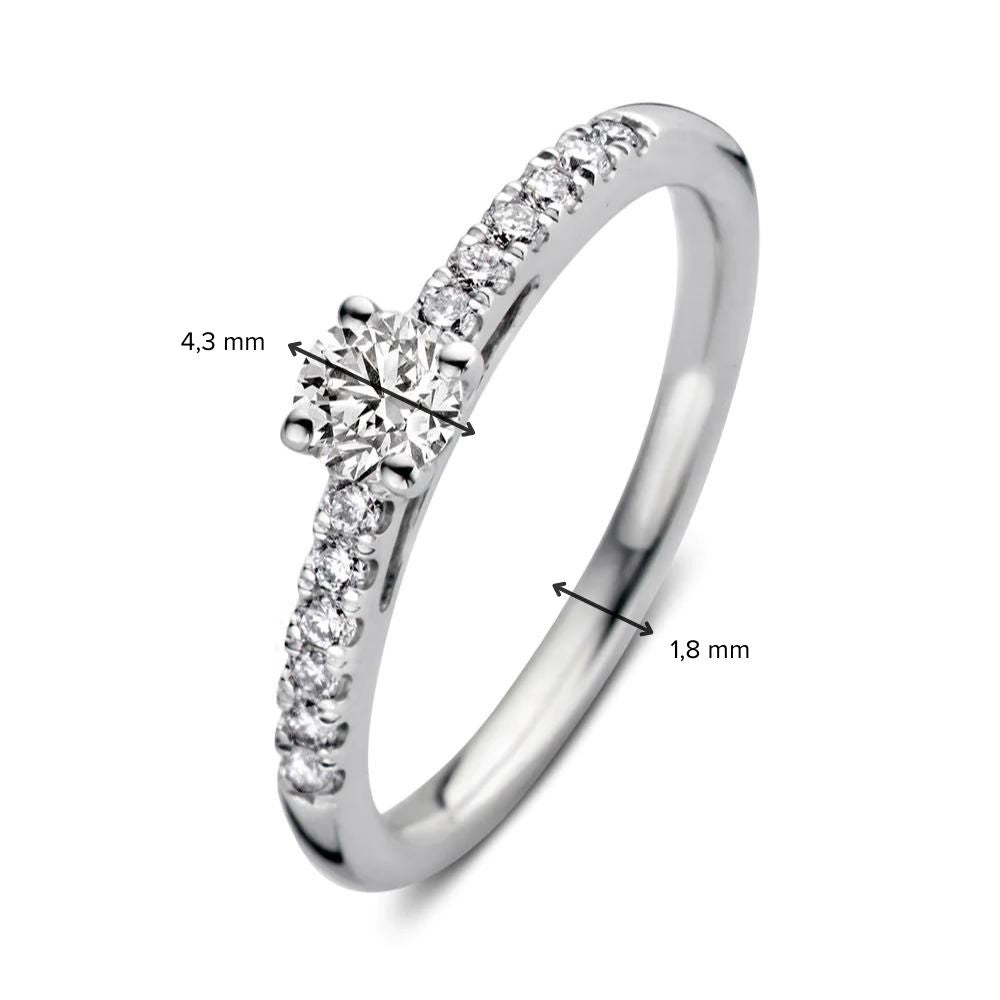 Ring Mary 0,50 ct. Weißgold
