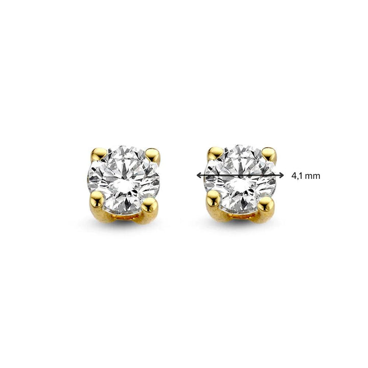 Ear studs Olivia 0.50 ct. yellow gold