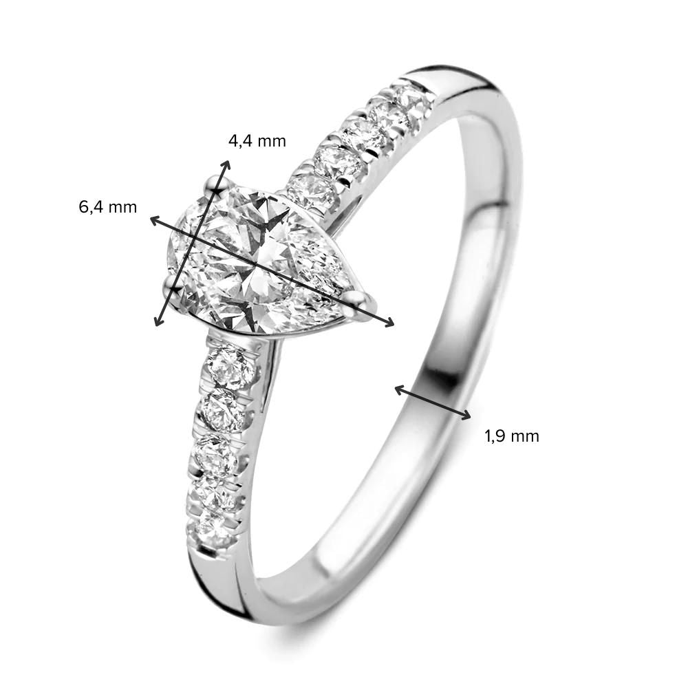 Ring Ava Royal 0.48 ct. white gold