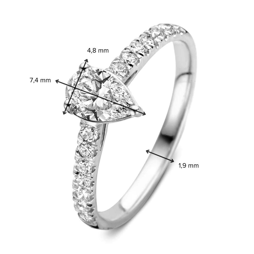 Ring Ava Royal 0.75 ct. white gold