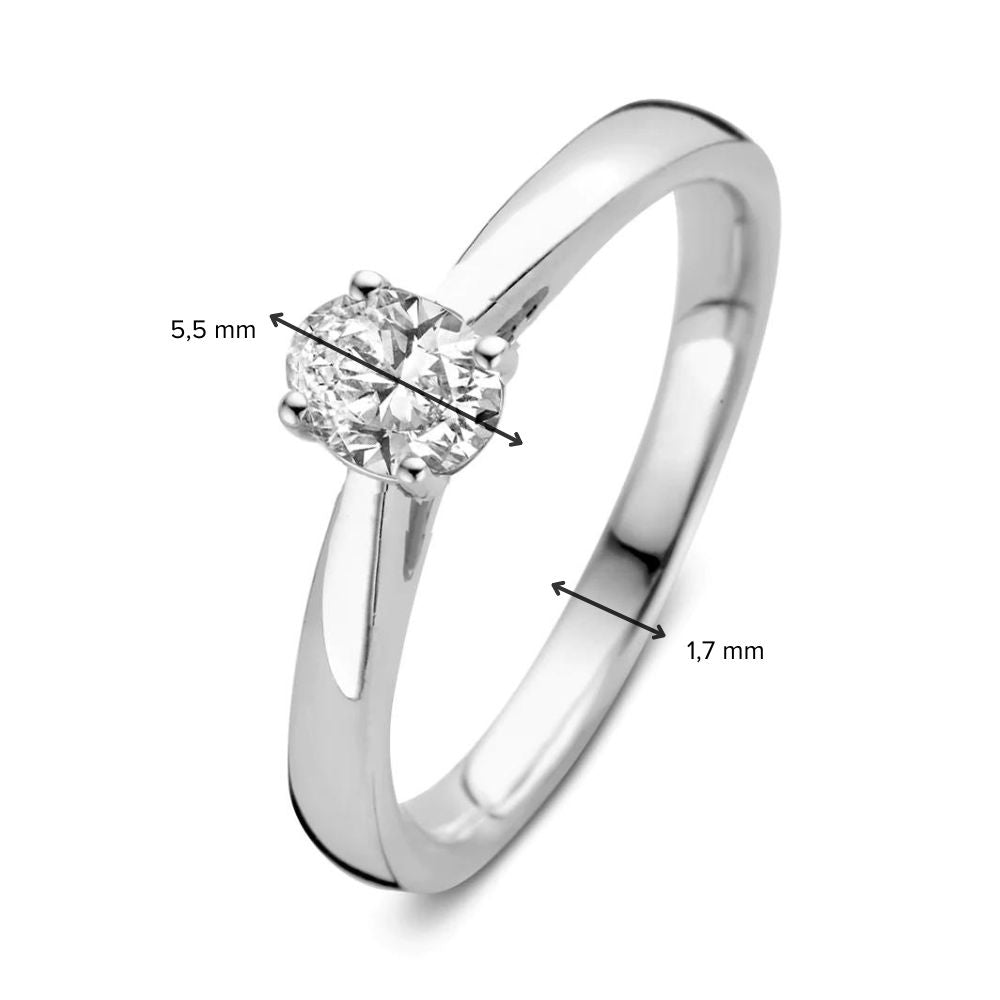 Ring Franky 0.30 ct. white gold