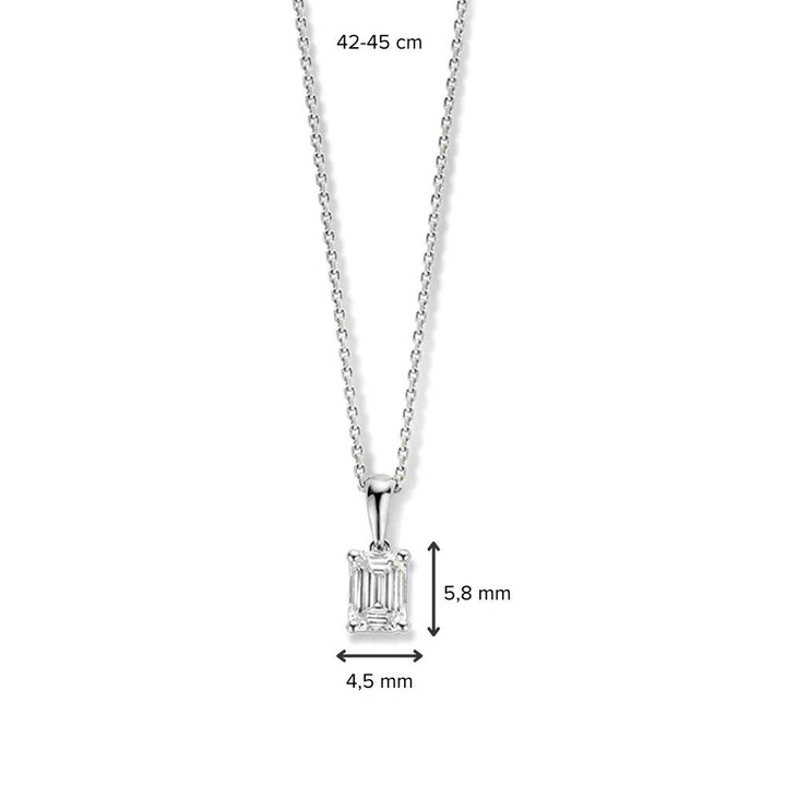 Necklace Nora 0.50 ct. white gold
