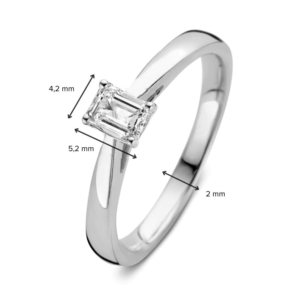 Ring Nora 0.30 ct. white gold