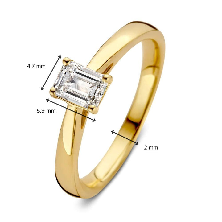 Ring Nora 0.50 ct. yellow gold